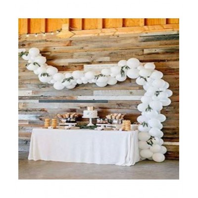 KR Solid Balloon-100 Balloon   (White, Pink, Pack of 100) BALLOON FOR BIRTHDAY , ANNIVERSARY , NEW YEAR PARTY,  WELCOME , PARTY