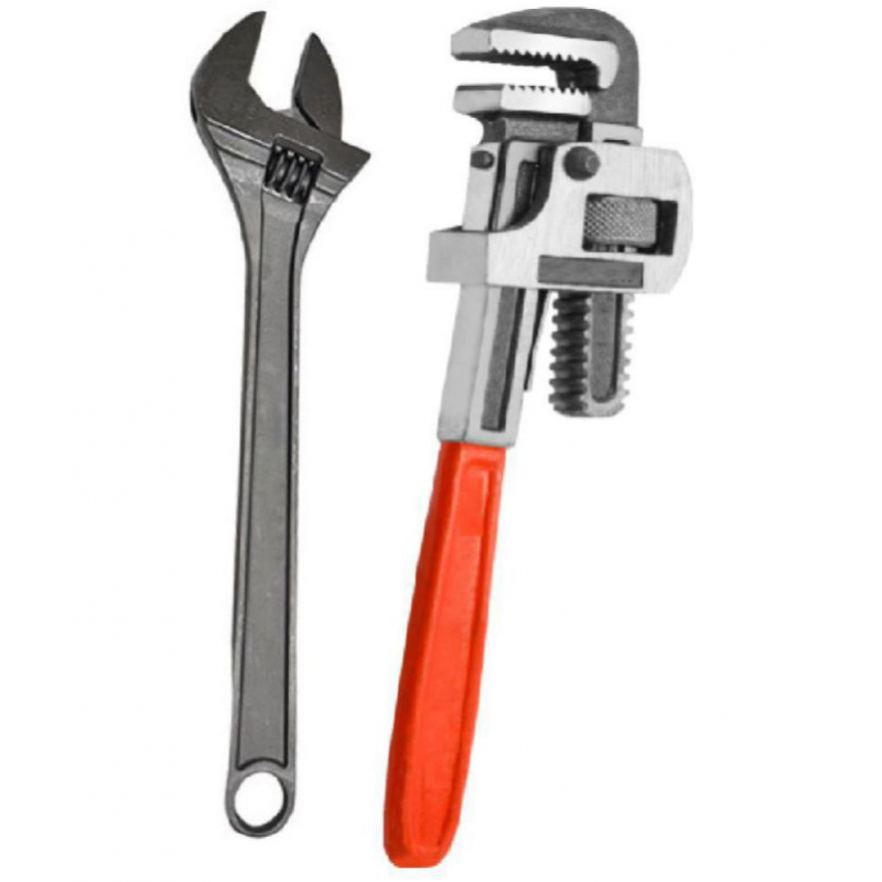 Kadio Adjustable Wrench Set of 2 Pc