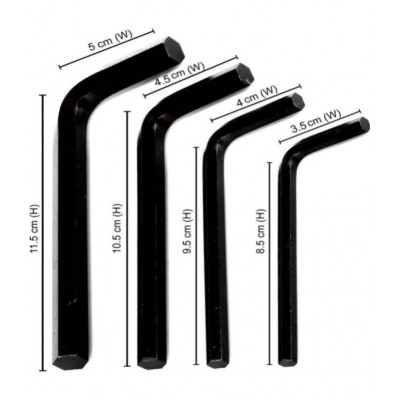 Kadio Allen/Hex Keys Set of 9 Pc