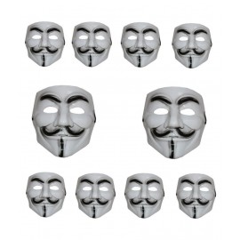 Kaku Fancy Dresses Vedanta Face for Kids Halloween Party/ Vedanta Face for Plays, Stage Shows - Pack of 10