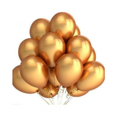 Kalkajii Trading Happy Birthday Letter Blue Banner Set with Golden Print + Pack of 50 HD Metallic Balloons (Blue/Gold/White)+ 2 Golden Curtains (3x6 feet) +Gold ribbon (Multicolor, Pack of 54 )