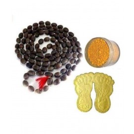 Kamal Gatta  Mala with Laxmi Charan Paduka with Chandan Tika