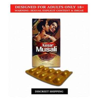 Kamveda Dr Chopra Kesar Musli (Men & Women) Capsule 10 no.s Pack of 3