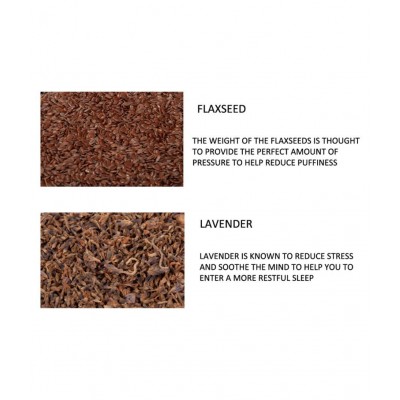 Kanyoga Organic Lavender and Flaxseed Filled Eye Pillow For Relaxing Yoga Spa Meditation