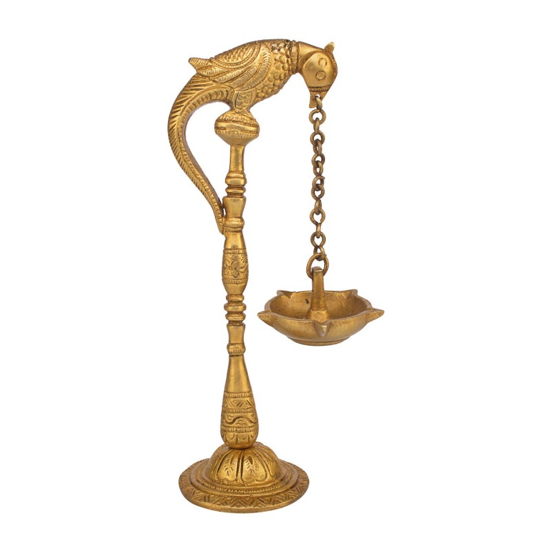 Kartique Brass Hanging Diya - Pack of 1