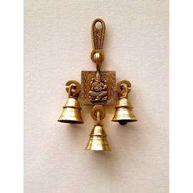 Kartique Ganesha Design Brass Hanging Bells