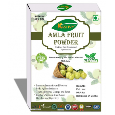 Kashvy Amla Fruit Powder 400 gm Pack Of 2