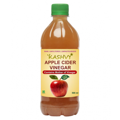 Kashvy Apple Cider Vinegar 500 ml Unflavoured