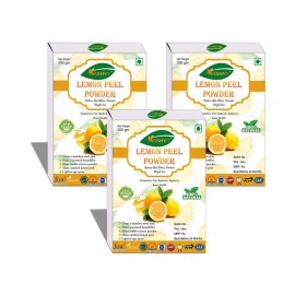 Kashvy Lemon Peel Powder 600 gm Pack of 3