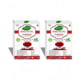 Kashvy Rose Petal Powder 400 gm Pack Of 2