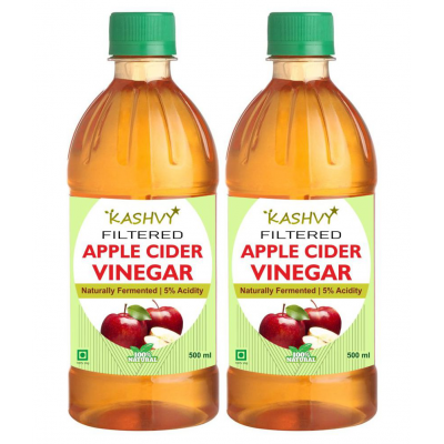 Kashvy filtered FACV vinegar  ideal as salad dressing, 1500 ml Unflavoured Pack of 3