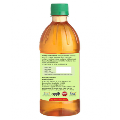 Kashvy filtered FACV vinegar  ideal as salad dressing, 1500 ml Unflavoured Pack of 3