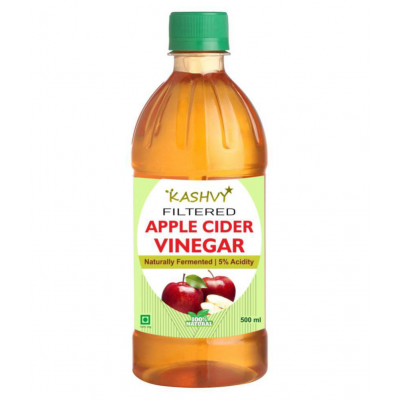 Kashvy filtered apple cider vinegar  100% natural, 1000 ml Unflavoured Pack of 2
