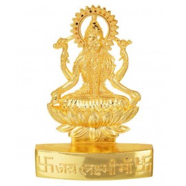 Kesar Zems Zinc Goddess Maa Laxmi Idol (10 cm x 7 cm x 1 cm, Gold) Kesar Zems Zinc Goddess Maa Laxmi Idol (10 cm x 7 cm x 1 cm, Gold)
