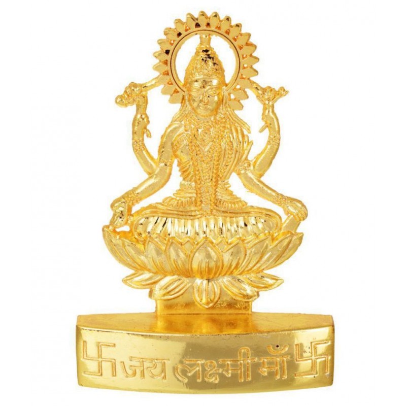 Kesar Zems Zinc Goddess Maa Laxmi Idol (10 cm x 7 cm x 1 cm, Gold) Kesar Zems Zinc Goddess Maa Laxmi Idol (10 cm x 7 cm x 1 cm, Gold)