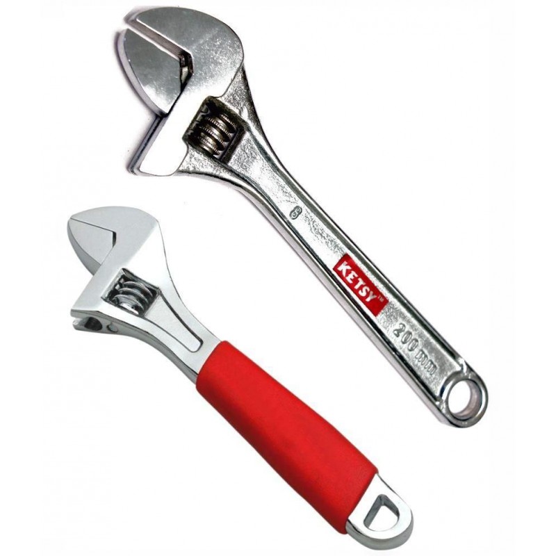 Ketsy 716 Adjustable Wrench 6 Inch and 8 Inch