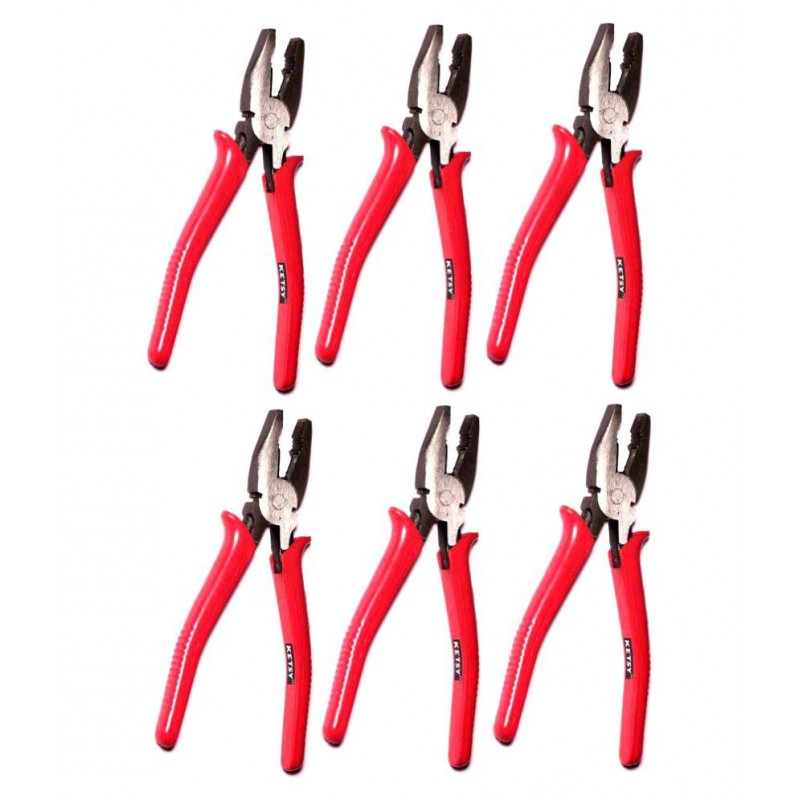 Ketsy 906 Combination Plier 8" Set Of 6 Pcs