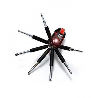 Keya's World 8-In-1 Multi Screwdriver Torch Kit