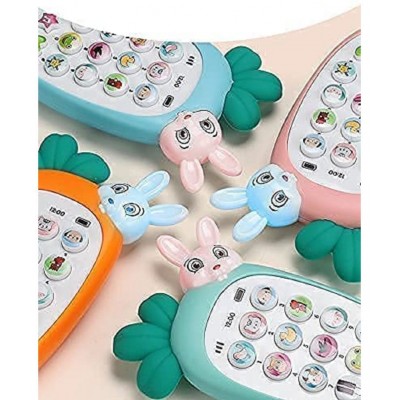 Kids My First Touch Screen Mobile with Light and Sound Effect, A Neck Holder with Random Character Smartphone Toy  (Multicolor)