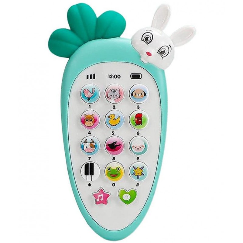 Kids My First Touch Screen Mobile with Light and Sound Effect, A Neck Holder with Random Character Smartphone Toy  (Multicolor)