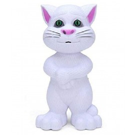 Kidsaholic Smart Talking Tom Musical Toy for Kids with Excellent Touch and Singing Features. (White)