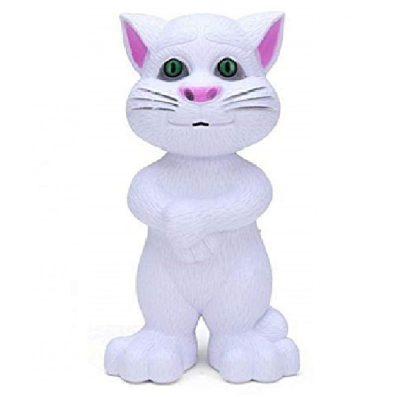 Kidsaholic Smart Talking Tom Musical Toy for Kids with Excellent Touch and Singing Features. (White)
