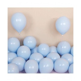 Kiran Enterprises Happy Birthday Candy Balloons-SKYBLUE (Pack of 50)