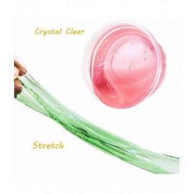 Kivya DIY Multicolor magical Slimy Slime Gel Jelly Set Kit Air Dry Magic Crystal Clay Putty Toy Kit for Girls Boys kids Slime Jelly pack of 6 -Multicolor