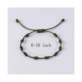 Knotted Rosary Knot String Bracelet | Anklet  Wedding, Religious, Prayer, Friendship, Christmas-2 Pcs