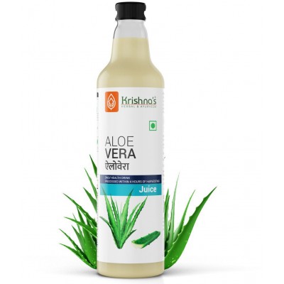 Krishna's Herbal & Ayurveda Aloe Vera Juice 750ml (Glass Pack)