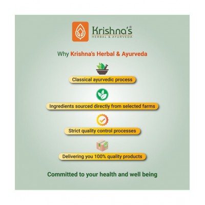 Krishna's Herbal & Ayurveda Amla Aloevera Wheatgrass Haldi Tulsi Juice 500ml