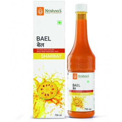 Krishna's Herbal & Ayurveda Bael Sharbat 750 ml