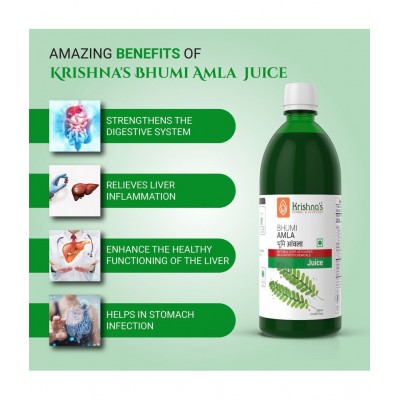 Krishna's Herbal & Ayurveda Bhumi Amla Juice 500ml