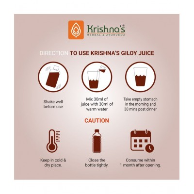 Krishna's Herbal & Ayurveda Giloy Juice 1000ml