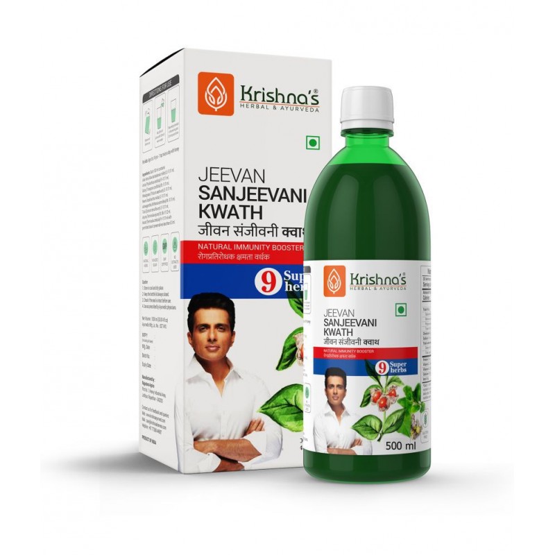Krishna's Herbal & Ayurveda Jeevan Sanjeevani Kwath 500ml