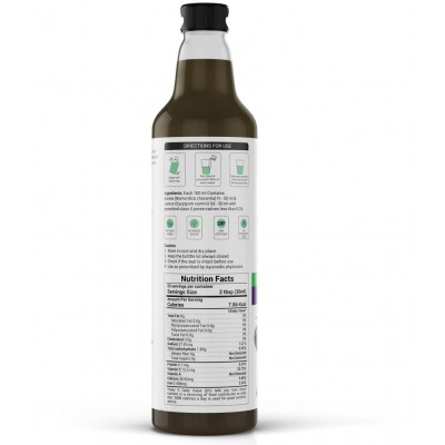 Krishna's Herbal & Ayurveda Karela  Jamun Mix Juice 750ml (Glass Pack)