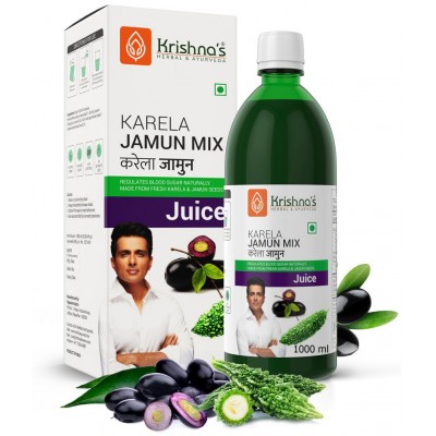 Krishna's Herbal & Ayurveda Karela Jamun Mix Juice 1000ml