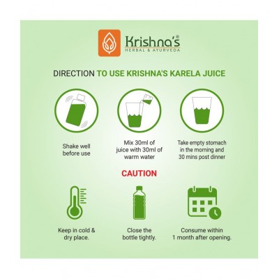 Krishna's Herbal & Ayurveda Karela Juice 500ml