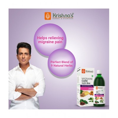 Krishna's Herbal & Ayurveda Migraine Care Juice 500ml