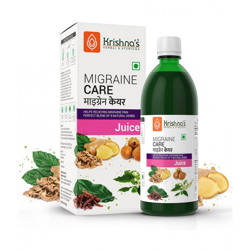 Krishna's Herbal & Ayurveda Migraine Care Juice 500ml