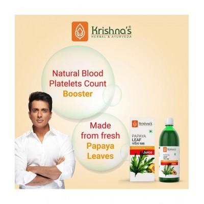 Krishna's Herbal & Ayurveda Papaya Leaf Juice 1000ml
