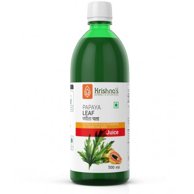 Krishna's Herbal & Ayurveda Papaya Leaf Juice 500ml