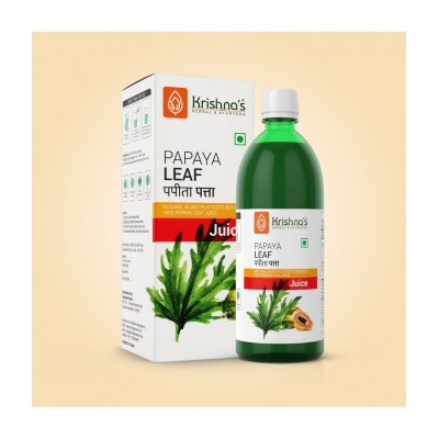 Krishna's Herbal & Ayurveda Papaya Leaf Juice 500ml