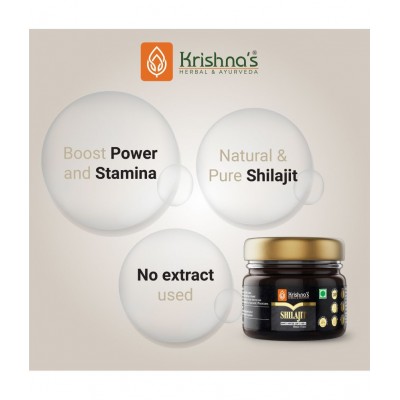 Krishna's Herbal & Ayurveda Shilajit 15g