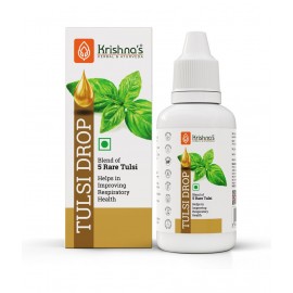 Krishna's Herbal & Ayurveda Tulsi Drop 30ml Krishna's Herbal & Ayurveda Tulsi Drop 30ml