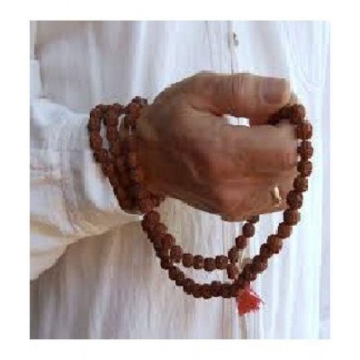 Kriwin Pre Energized 5 mukhi Rudraksha Japa Mala For prosperity, peace and health