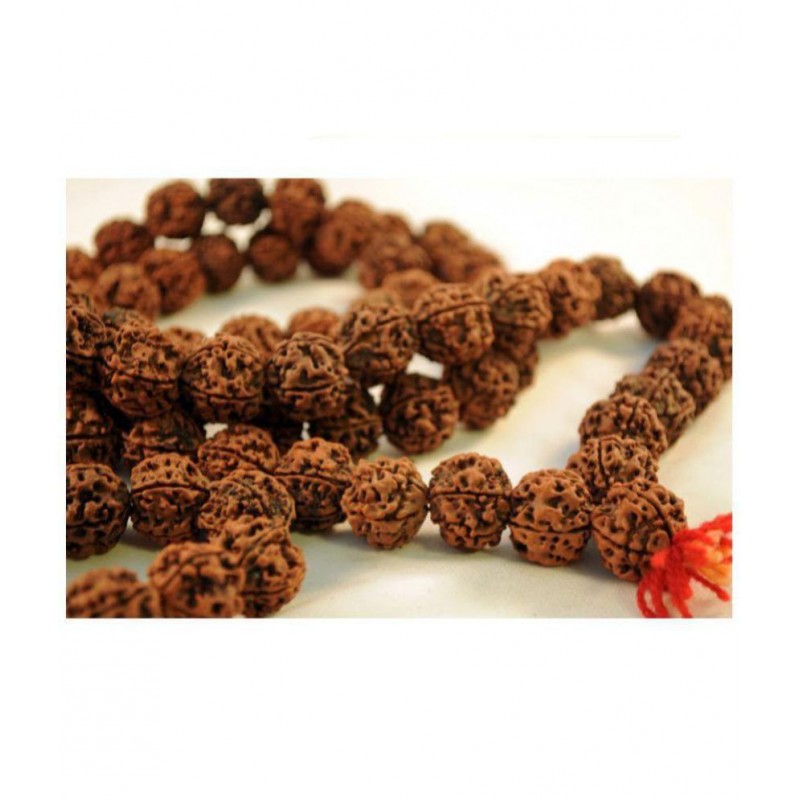 Kriwin Pre Energized 5 mukhi Rudraksha Japa Mala For prosperity, peace and health