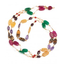 L P A Multicolor Navratna Mala L P A Multicolor Navratna Mala