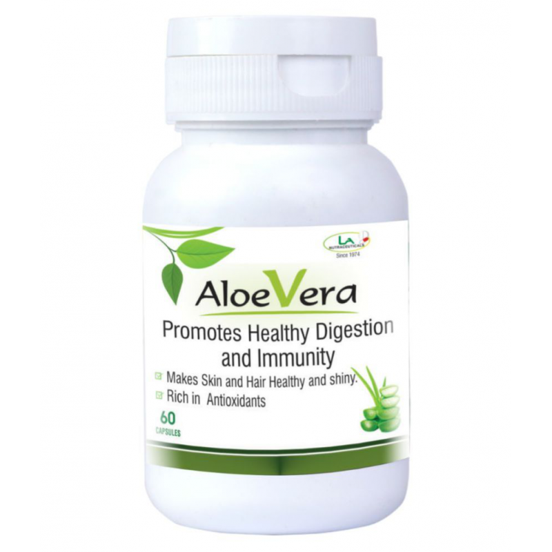 LA NUTRACEUTICALS Aloevera Extract Capsule 60 no.s Pack Of 2