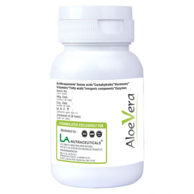 LA NUTRACEUTICALS Aloevera Extract Capsule 60 no.s Pack Of 2
